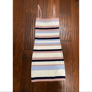 LF Seek the Label Bodycon Dress Striped